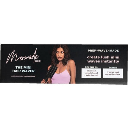 Mermade Hair Mini Hair Waver Black 25mm