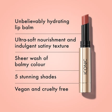 Iconic London Melting Touch Hydrating Lip Balm Non-Sticky Sheer