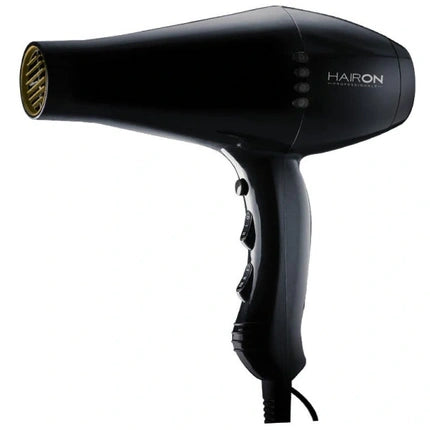 Hair On Hyper Rubber Hair Dryer - Black