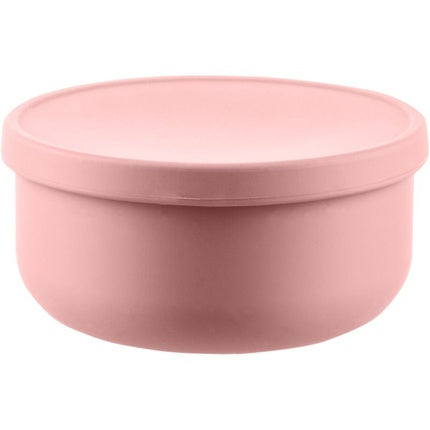 Zopa Silicone Bowl with Lid - Old Pink, 1 pc