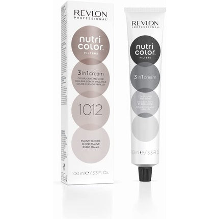 REVLON PROFESSIONAL Nutri Color Filters Metallic Semi-Permanent Hair Color 1012 Mauve Blonde 100ml