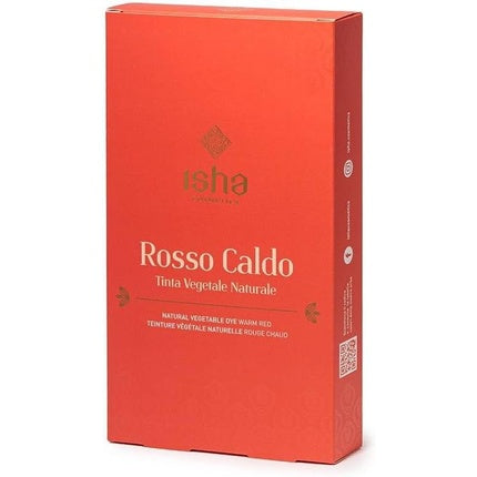 Isha Cosmetics Warm Red Henna 100g Vegetable Powder Hair Dye
