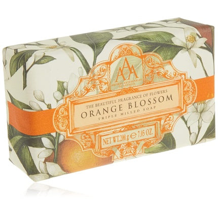 AAA Floral Triple-Milled Luxury Soap Bar Orange Blossom 200g 7oz