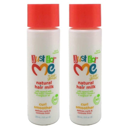 Just For Me Hair Milk Curl Smoother 8 Ounce - Pack of 2