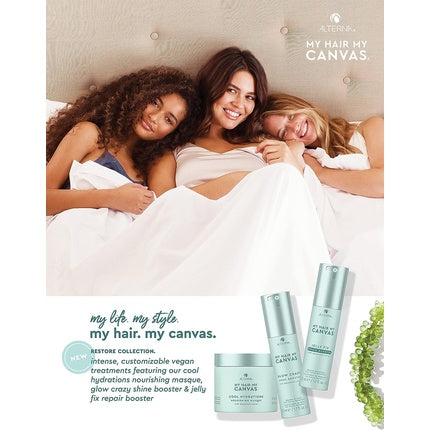 Alterna My Hair My Canvas Cool Hydrations Nourishing Masque 6 fl oz Botanical Caviar Deep Conditioning Treatment - Vegan & Peta Tested