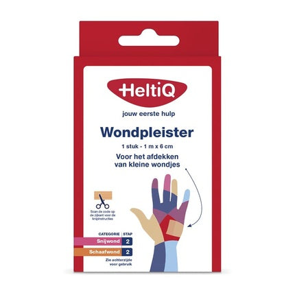 Heltiq Elastic Wound Plaster 1x6cm - Ideal For Covering And Protecting Wounds
