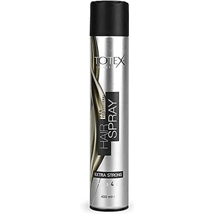Totex Hair Styling Extra Strong Aerosol Hair Spray Silver Shine & Long Extra Hold 400ml