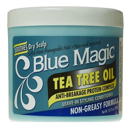 Blue Magic Tea Tree Oil Leave-In Conditioner Styling 13.75oz