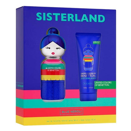 Set Sisterland Blue Neroli Edt 80ml + Body Lotion 75ml