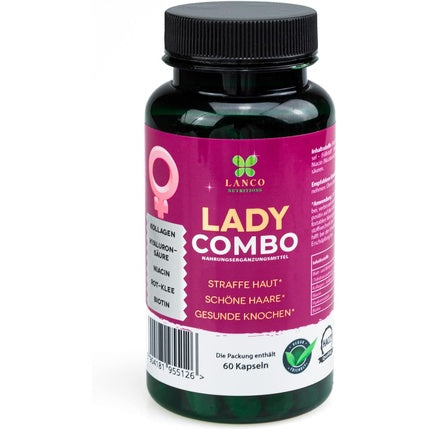 Lanco Lady Combo Beauty Anti-Aging Booster for Skin, Hair, and Nails