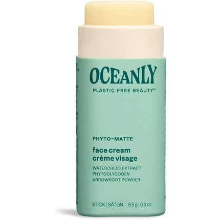 ATTITUDE Oceanly Face Cream Stick EWG Verified Plant and Mineral-Based Ingredients Vegan Skin Care Products PHYTO MATTE Unscented 8.5 grams