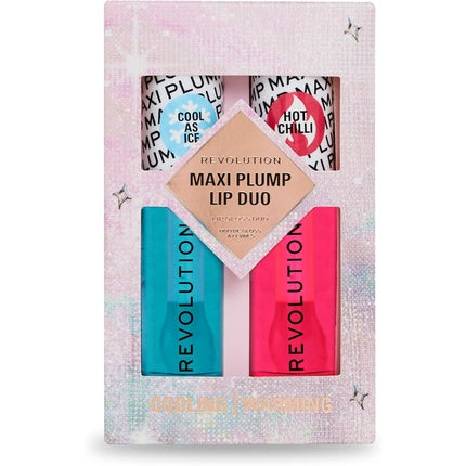 Revolution Beauty Maxi Plump Cool As Ice and Hot As Chilli Lip Set