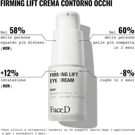 Face D Firming Eye Cream with Hyaluronic Acid 15ml