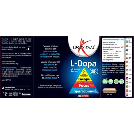 Lucovitaal L-Dopa Mucuna Pruriens