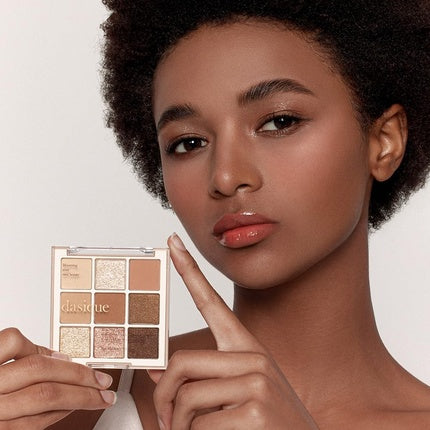Dasique Shadow Palette #01 Sugar Brownie Cruelty-Free 9 Blendable Shades