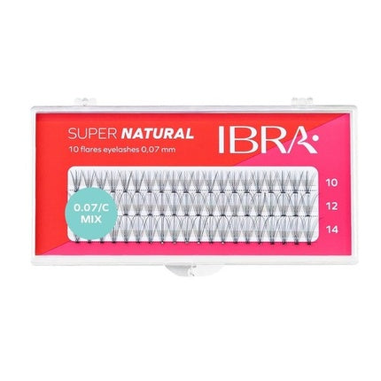 Kepki Super Natural False Eyelashes D-0.07mm C Mix