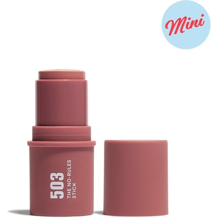 3INA MAKEUP The No-Rules Stick 503 Nude Blush Stick for Eyes Lips & Cheeks with Hyaluronic Acid Cream Blush 503 Nude Mini Mini