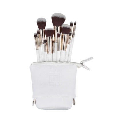 ilu Basic Set 12 Makeup Brushes with White Bag