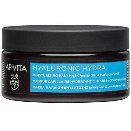 Apivita Apivita Hyaluronic Hydra Hair Mask For Hydration With Honey Stb And Hyaluronic Acid 200ml