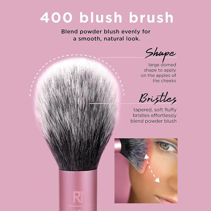 Real Techniques Everyday Essentials Makeup Brush Complete Face Set
