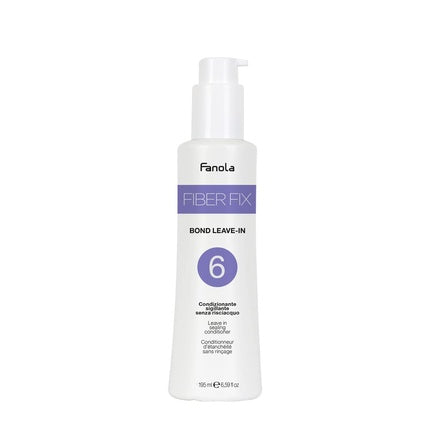 Fanola Fibre Fix Bond Leave in No. 6 195ml - Conditioner Sealant Without Rinse