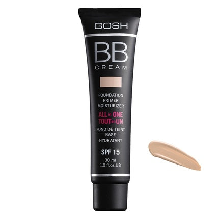 Gosh Bb Cream Foundation Primer Moisturizer Spf 15 Beige 02 30ml
