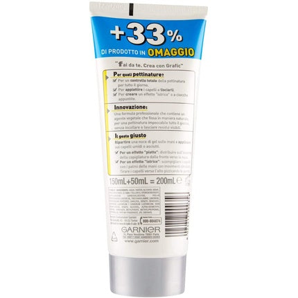 GRAFIC Gel 200ml Crea Fix Forte Hair Styling Product