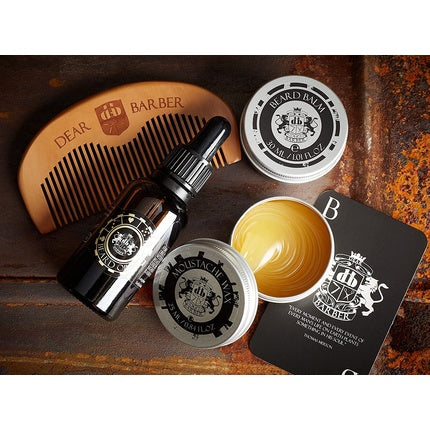 Dear Barber Men's Beard Comb Crafted from Pear Wood