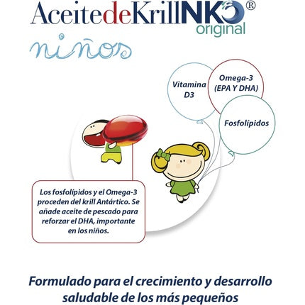 100% Natural Krill Oil for Children 60 Capsules