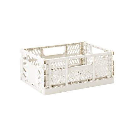 3 Sprouts Modern Folding Crate Medium Cream