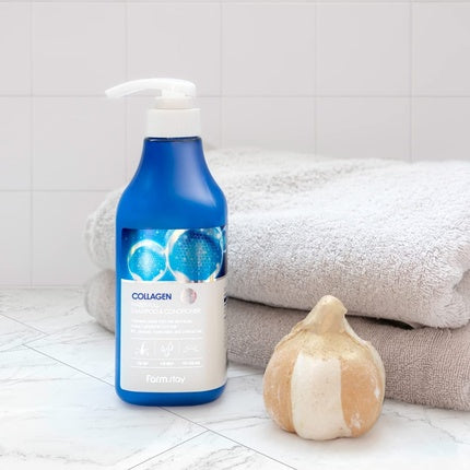 FARMSTAY Collagen Water Full Shampoo & Conditioner 2in1 530ml