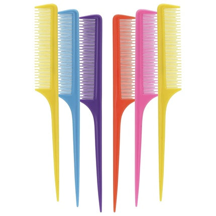 Guenzani Fluorescent Line Tail Comb In Different Colors
