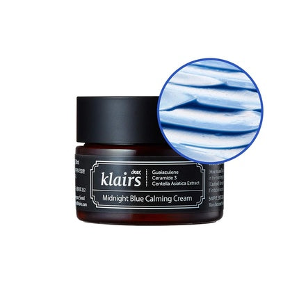Dearklairs Midnight Blue Calming Cream Soothing Face Moisturizer for Oily Skin