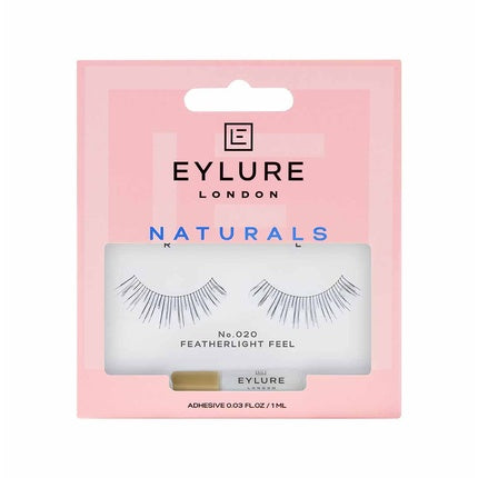 Eylure Naturalite Strip Eyelashes Naturals With Glue Natural Effect 020