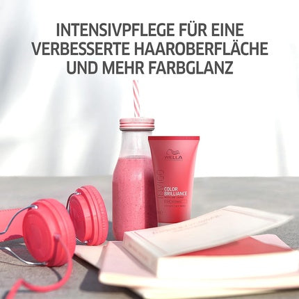 Wella Invigo Colour Brilliance Mask with Lime Caviar for Fine Hair 30ml