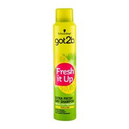 Schwarzkopf Got2b Fresh It Up Extra Fresh Dry Shampoo 200ml Refreshing Dry Shampoo With Citrus Scent
