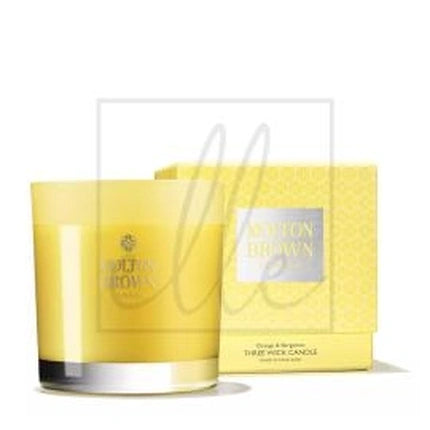 Molton Brown London 3-Wick Candle - One Size - Yellow