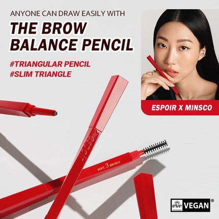Espoir The Brow Balance Pencil 3 Soft Brown Eyebrow Pencil