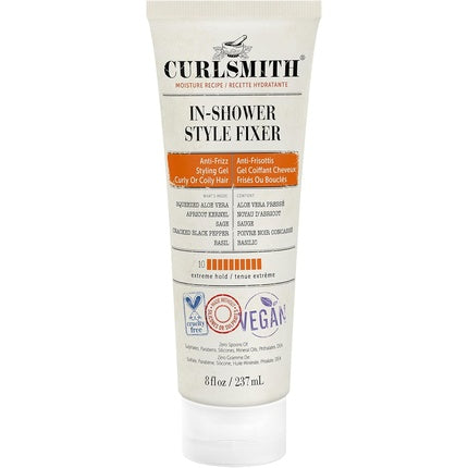 Curlsmith In-Shower Style Fixer Vegan Extreme Hold Styling Gel for Dry Hair