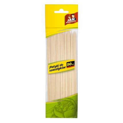 51 Pieces Disposable Kebab Skewers Grill Skewers Meat Skewers Skewers Wood