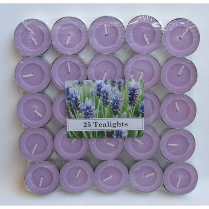 25 Tealight Lavender Scent [ Italian Import