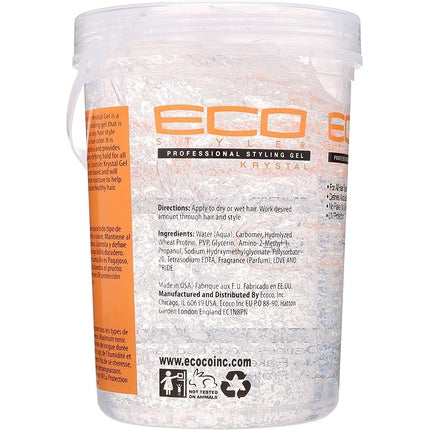 Eco Styler Professional Styling Gel Krystal Maximum Hold 5lb Clear