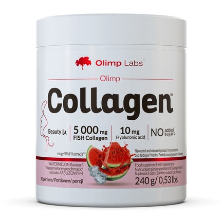 Olimp Labs Collagen 5000mg Fish Collagen Hydrolysate Dietary Supplement Watermelon 240g