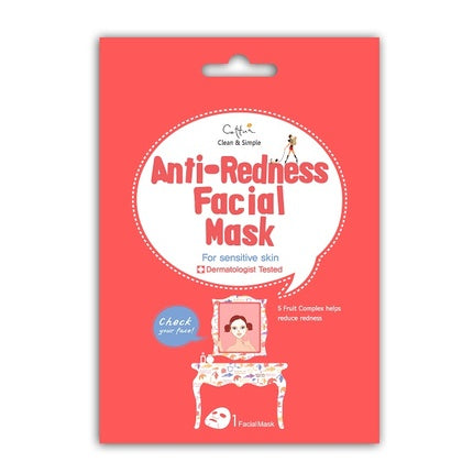 Cettua Anti-Redness Facial Mask - Reduces Redness