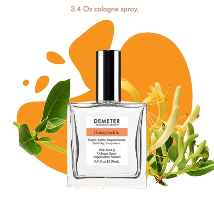Demeter Fragrance Library Honeysuckle Cologne Spray 3.4 Oz - Perfume for Men and Women