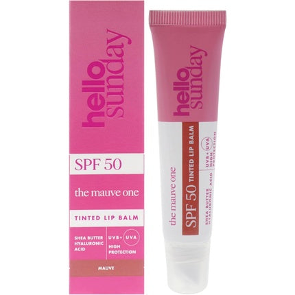 The One Tinted Lip Balm SPF 50 - Mauve by Hello Sunday for Women 0.5 Oz