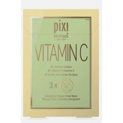 Pixi Vitamin C Sheet Face Mask Serum Energizing Moisturizing