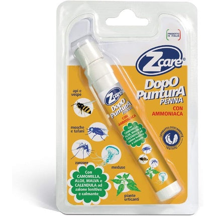 ZCare After Puncture Mosquito Ammonia and Natural Extracts Against Flies, Bees, Wasps, Horseflies with Fresh Scent Lotion