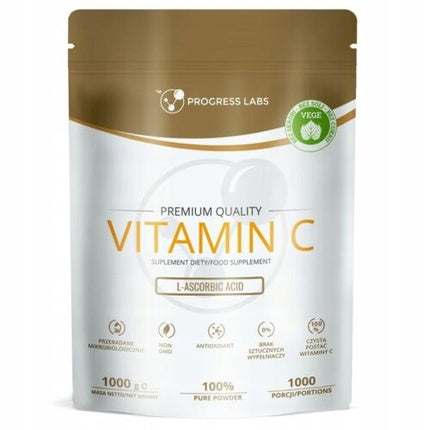 100% Vitamin C Powder 1kg Pure L-Ascorbic Acid Non-GMO Vegan