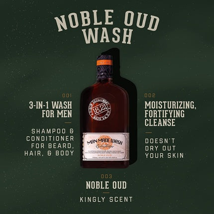 18.21 Man Made Wash Noble Oud for Men 18oz